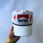 Distressed White Real Talk Hat